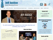 Tablet Screenshot of jeffjustice.com
